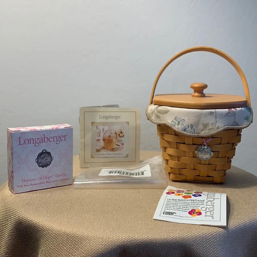 Longaberger Breast Cancer Awareness 2001 Horizon of Hope set
